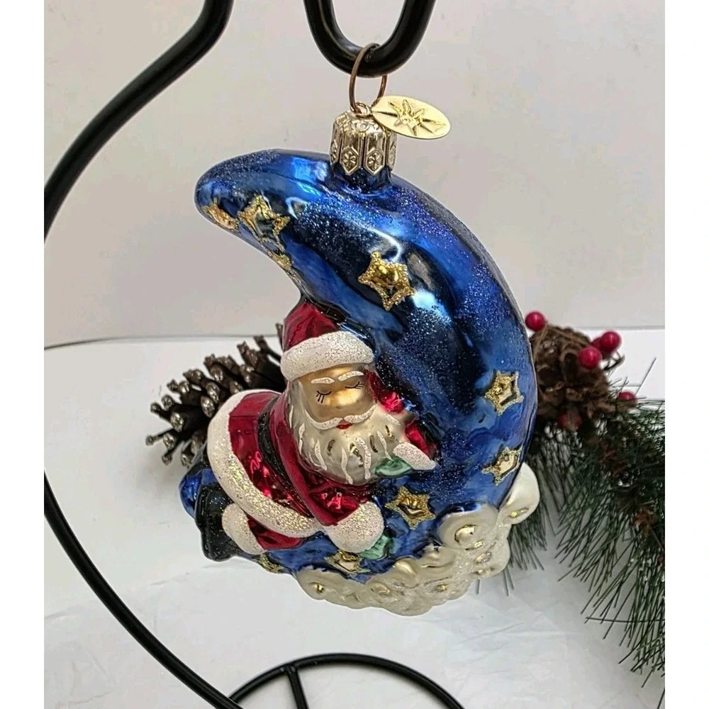 Christopher Radko Nicholas Moon Dreamer Santa Ornament 2000 00-126-0 Poland